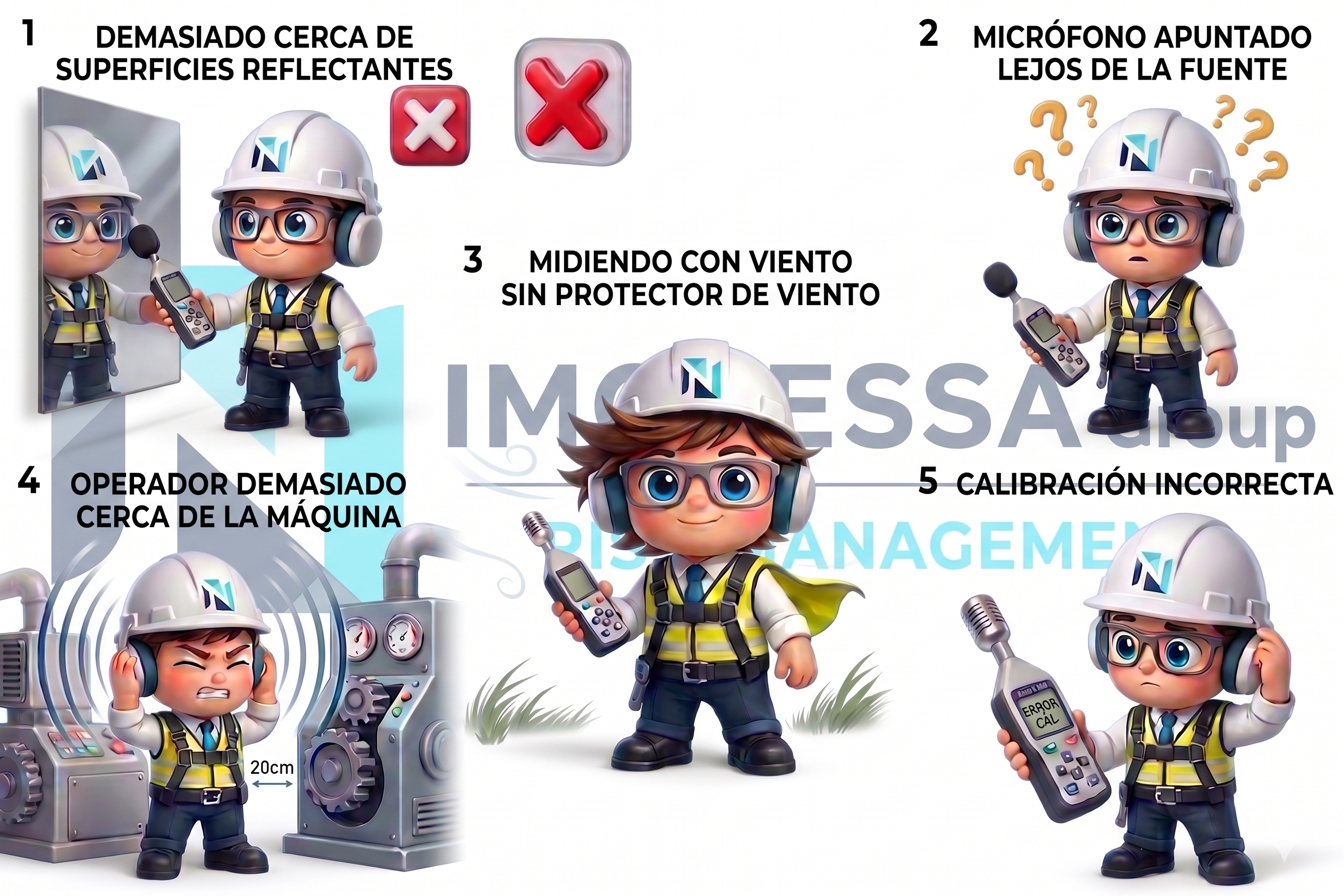 Errores Comunes en Mediciones de Ruido