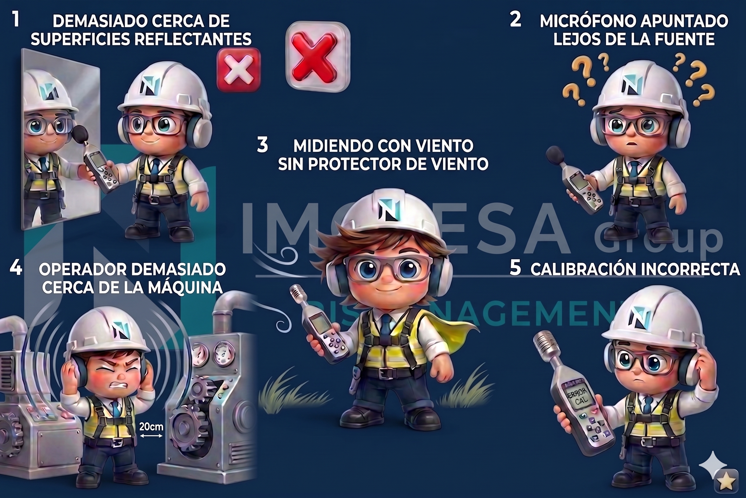Errores Comunes en Mediciones de Ruido